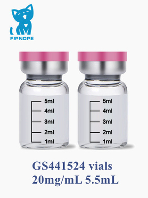 Pharmazeutische Einspritzung des Grad-20mg/mL GS441 für Einspritzung FAVs Cat Treatment GS-441524